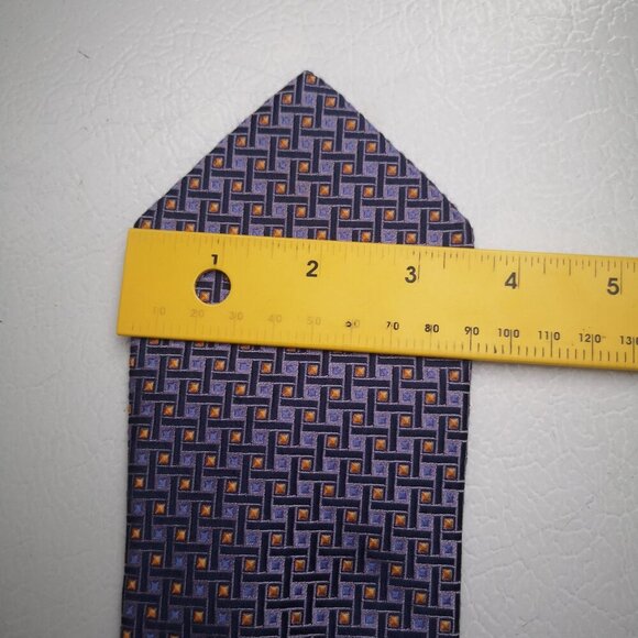 Dion Collection Men's 100% Italian Silk Handcrafted in Canada Neck Tie - Picture 6 of 6